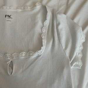 TWO large pac shirts white & black (two for the price of one)